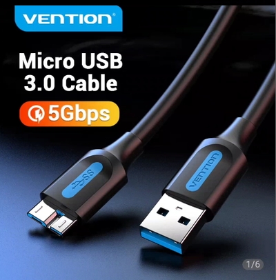 Vention Micro B USB 3.0 Cable 3A -1.jpg